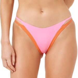 L*SPACE Billie Bikini Bottom in Guava